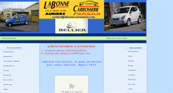 Desktop Screenshot of labonne-carrosserie.com
